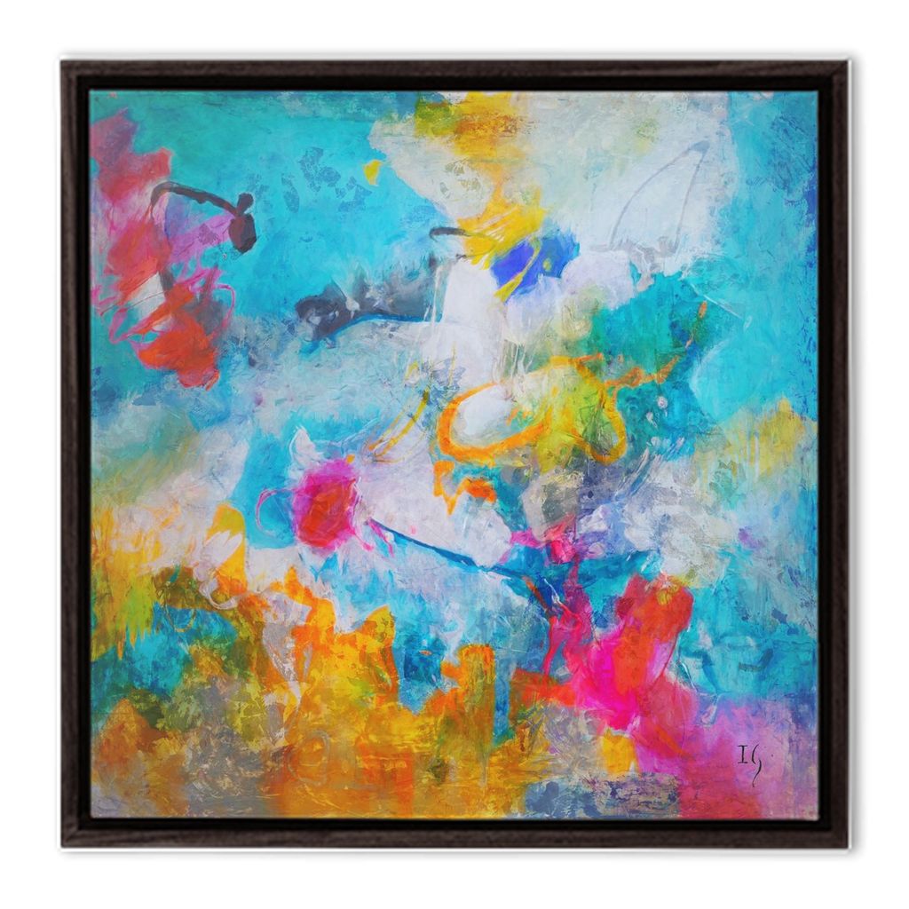 Joshua 24:15 - abstract art canvas print by Ivan Guaderrama