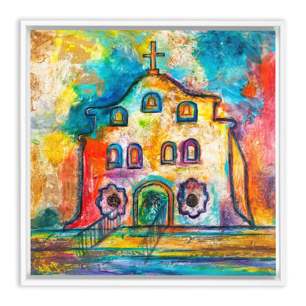 Sanctuary artwork detail - interactive canvas print that comes alive with mobile app wall art