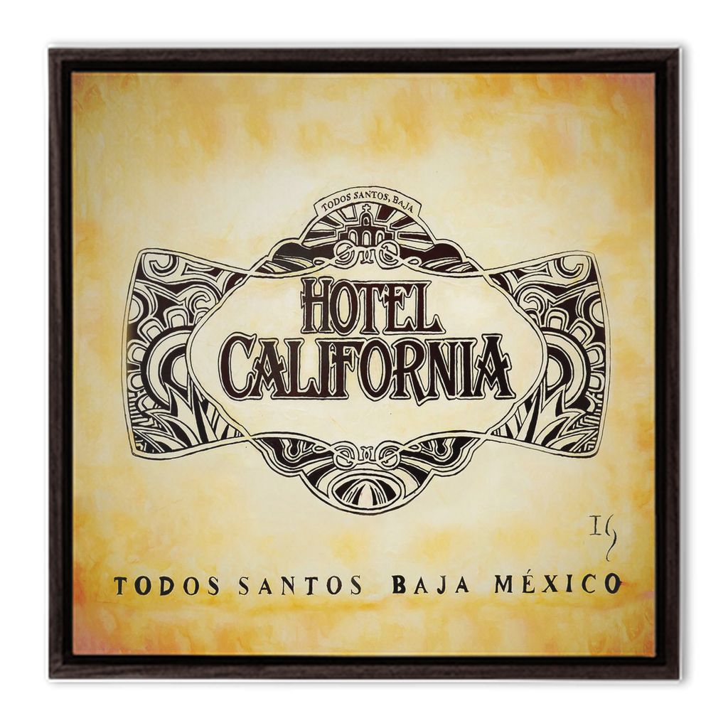 Hotel California  Baja - bible verse wall art canvas print by Ivan Guaderrama