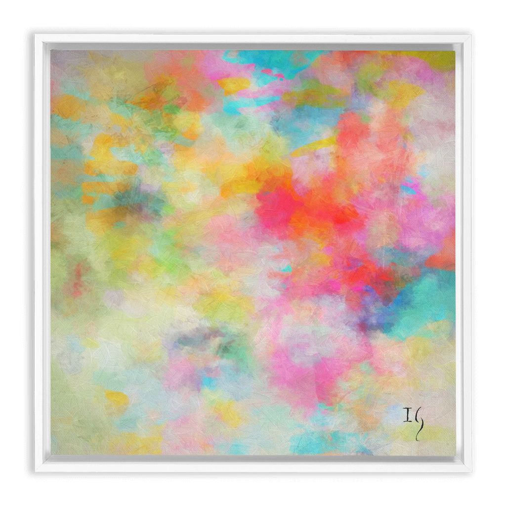 Jesus Loves Me artwork detail - abstract art canvas print wall art