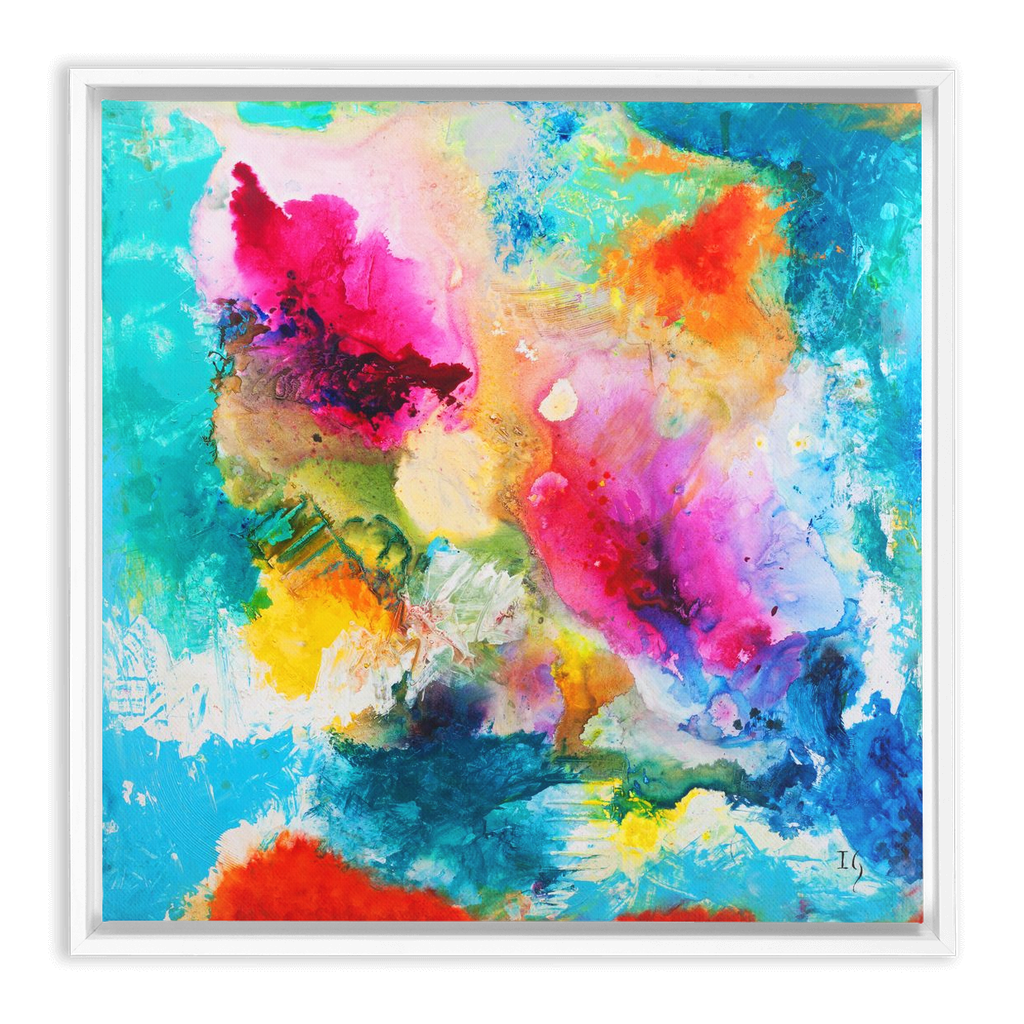 John 10:10 artwork detail - interactive canvas print that comes alive with mobile app wall art