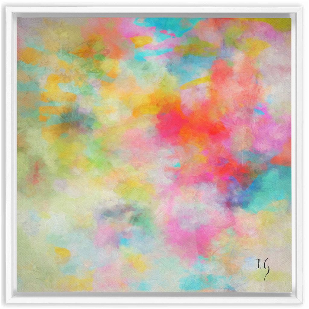 Jesus Loves Me artwork detail - abstract art canvas print wall art