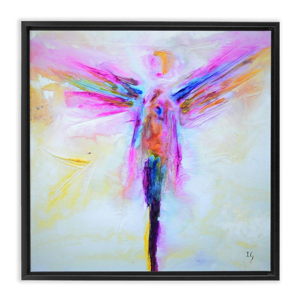 Raphael Angel artwork detail - angel painting canvas print wall art