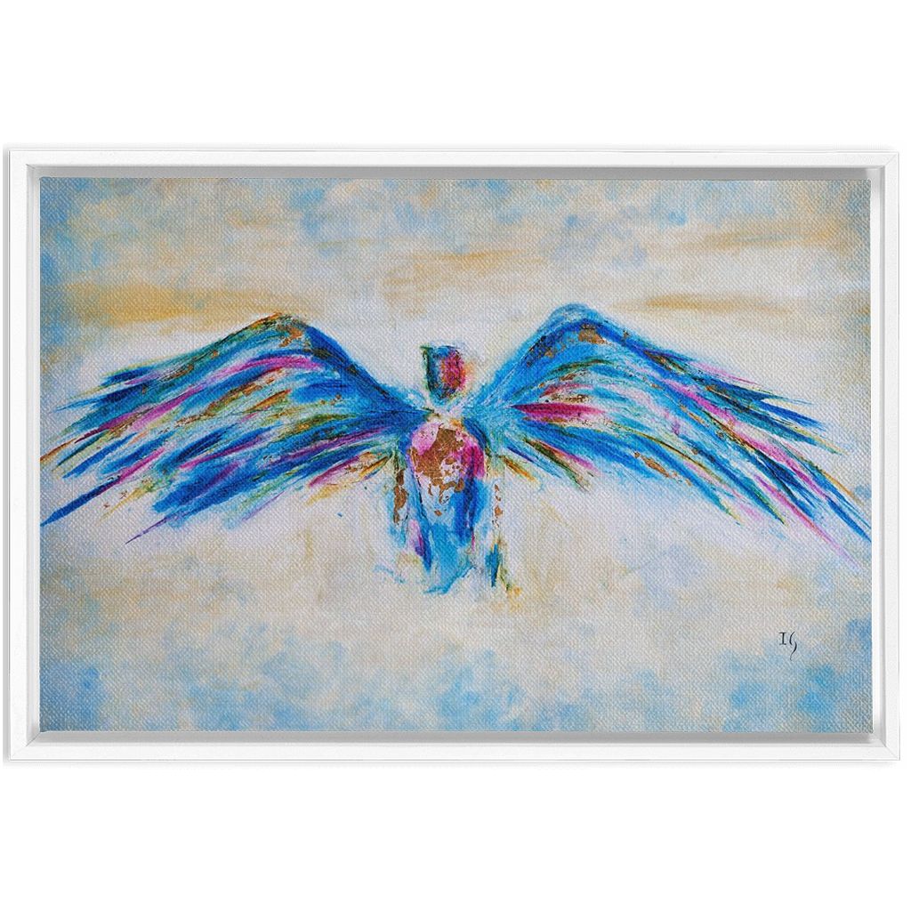 Standing on the Promises artwork detail - angel painting canvas print wall art