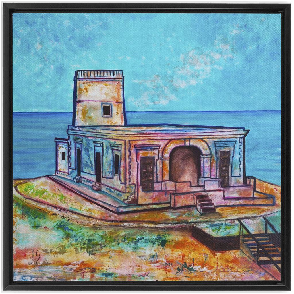 Quivira artwork detail - interactive canvas print that comes alive with mobile app wall art