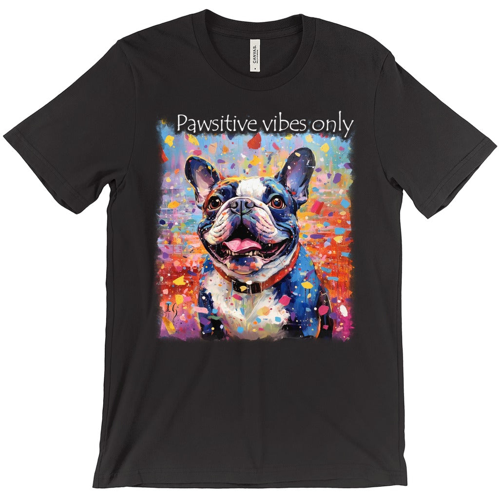 Joie De Vivre - Playful Frenchie - T-Shirts - interactive christian gift with augmented reality by Ivan Guaderrama