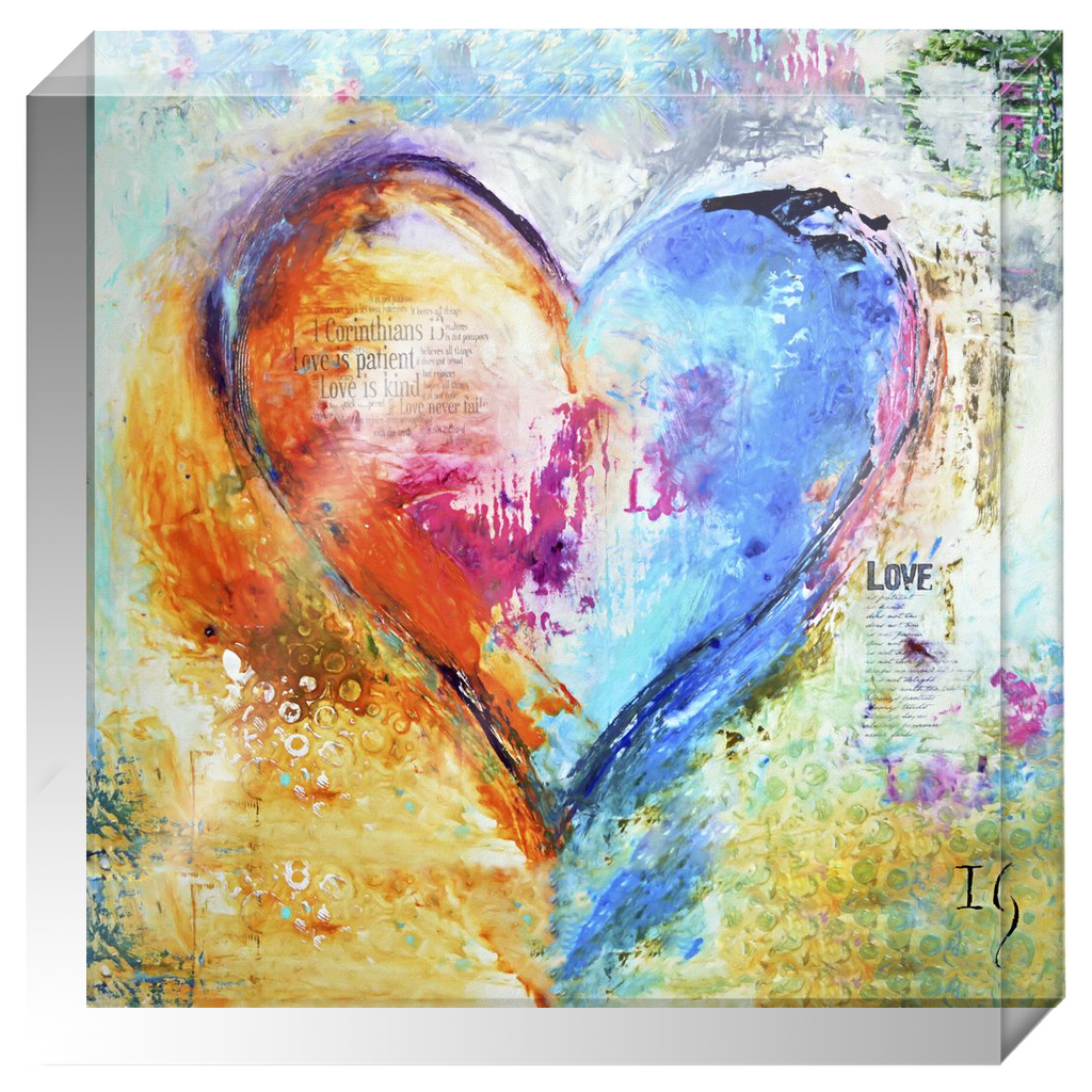 LOVE IS PATIENCE ACRYLIC BLOCK