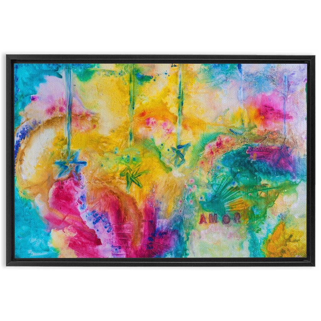 Here as in Heaven artwork detail - abstract art canvas print wall art
