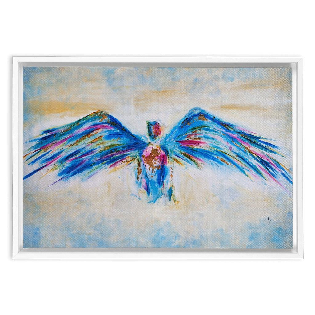 Standing on the Promises artwork detail - angel painting canvas print wall art