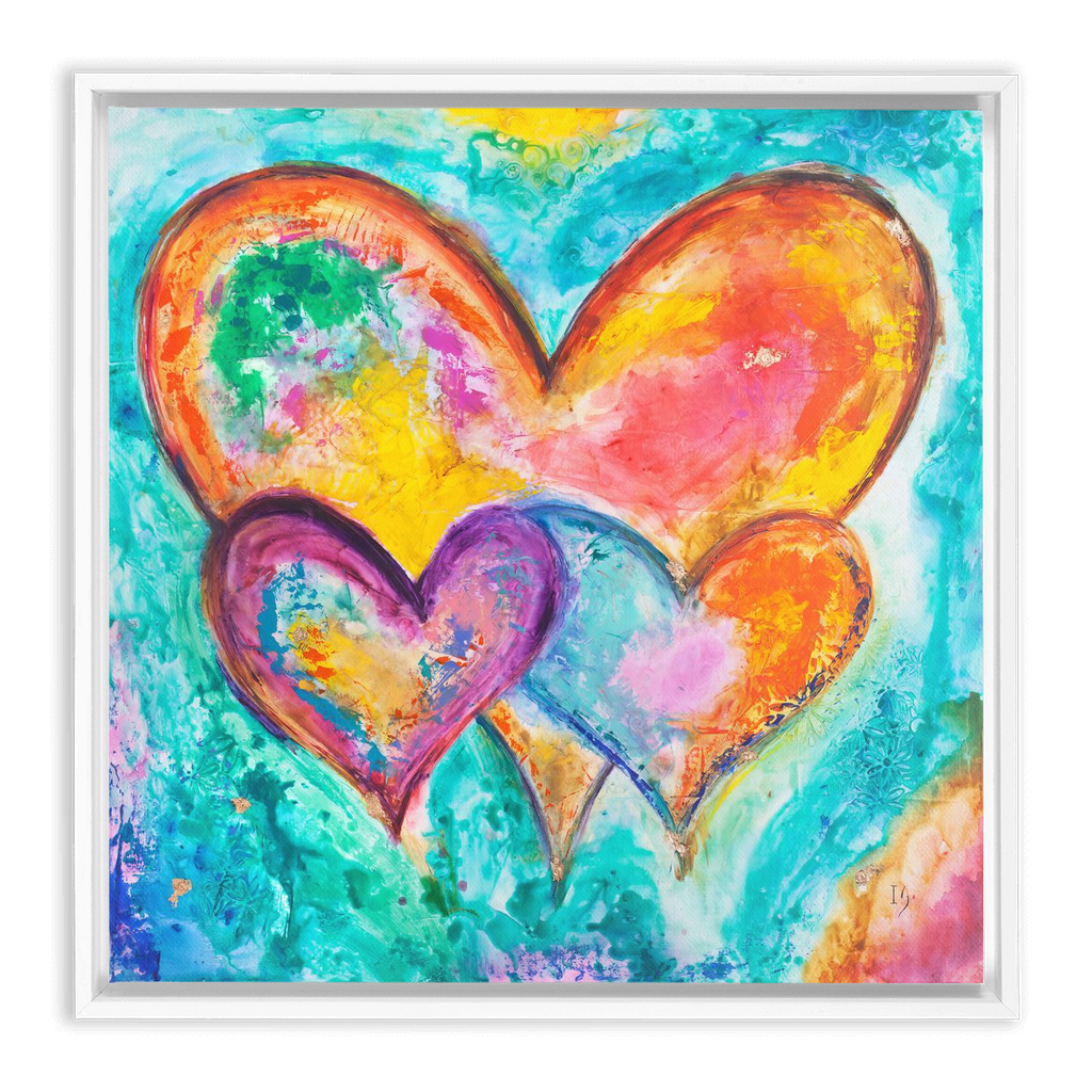 Let All That You Do Be Done In Love artwork detail - interactive canvas print that comes alive with mobile app wall art