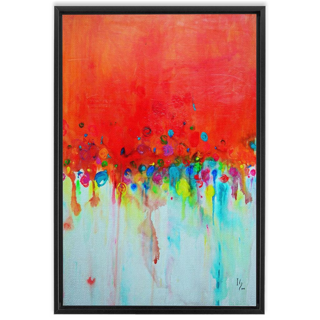 Where you go I will go artwork detail - abstract art canvas print wall art