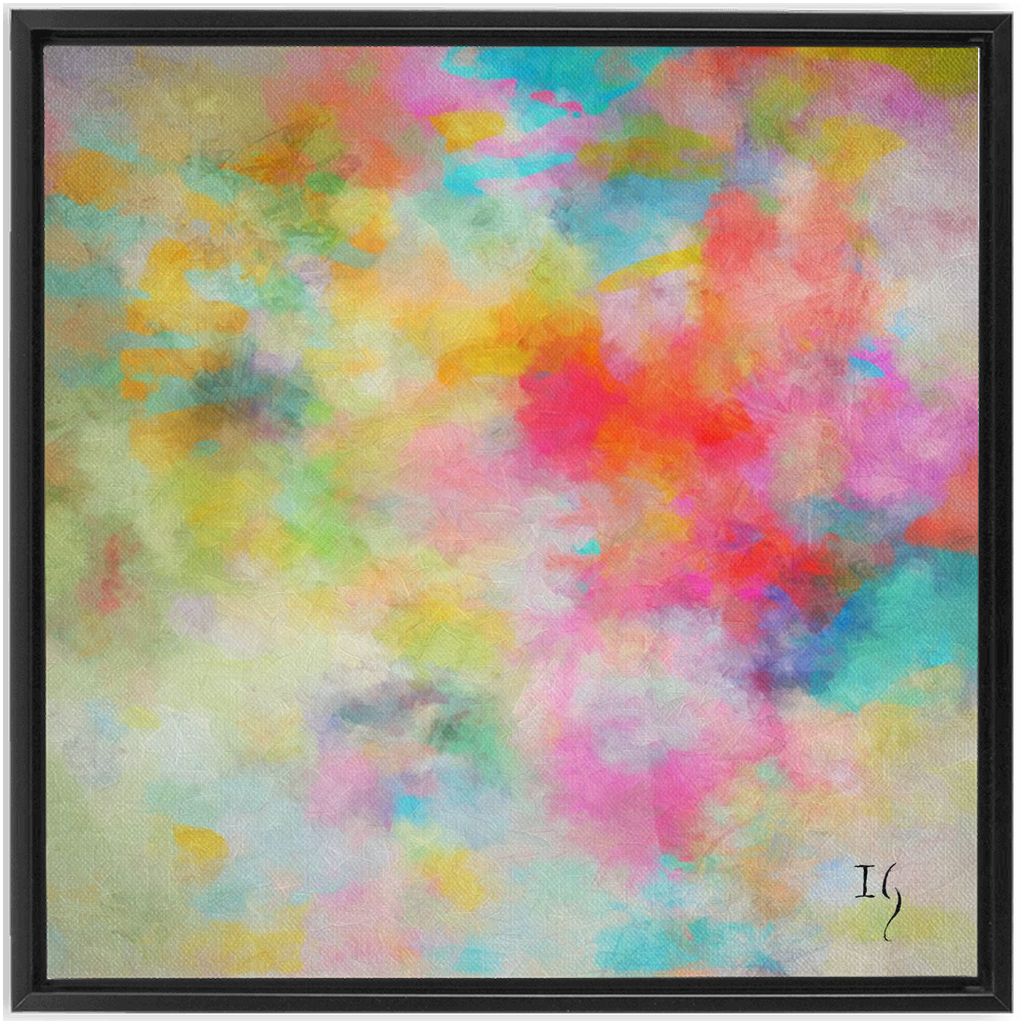 Jesus Loves Me artwork detail - abstract art canvas print wall art