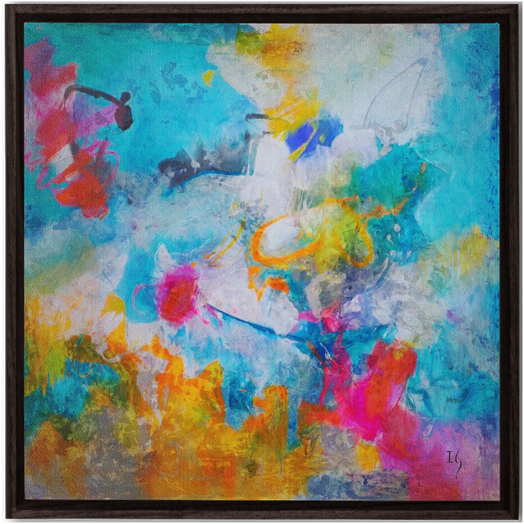 Joshua 24:15 artwork detail - abstract art canvas print wall art