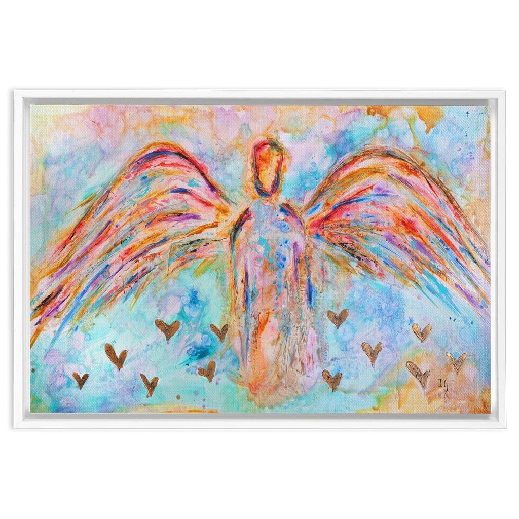 You Are my Special Angel artwork detail - angel painting canvas print wall art