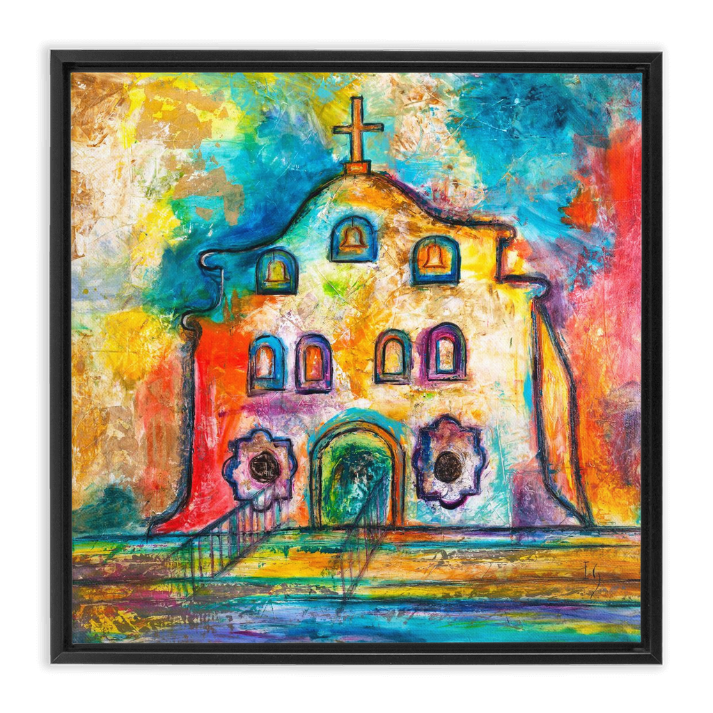 Sanctuary artwork detail - interactive canvas print that comes alive with mobile app wall art