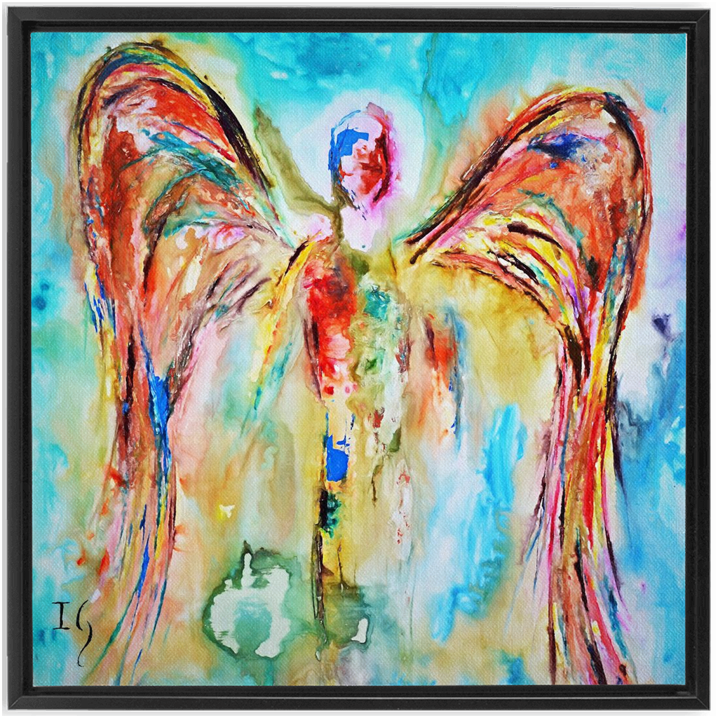 Azel artwork detail - interactive canvas print that comes alive with mobile app wall art
