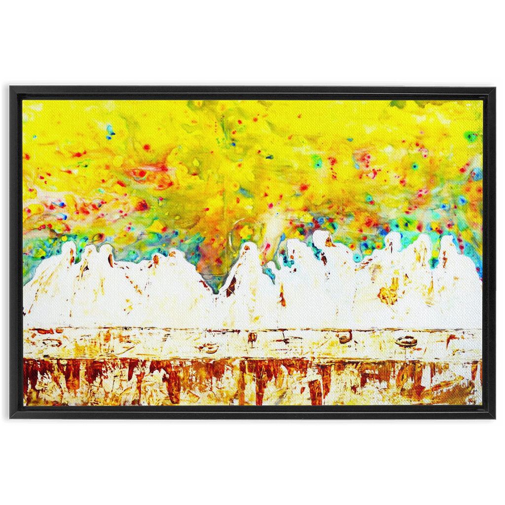 Eucharist artwork detail - christian wall art canvas print wall art