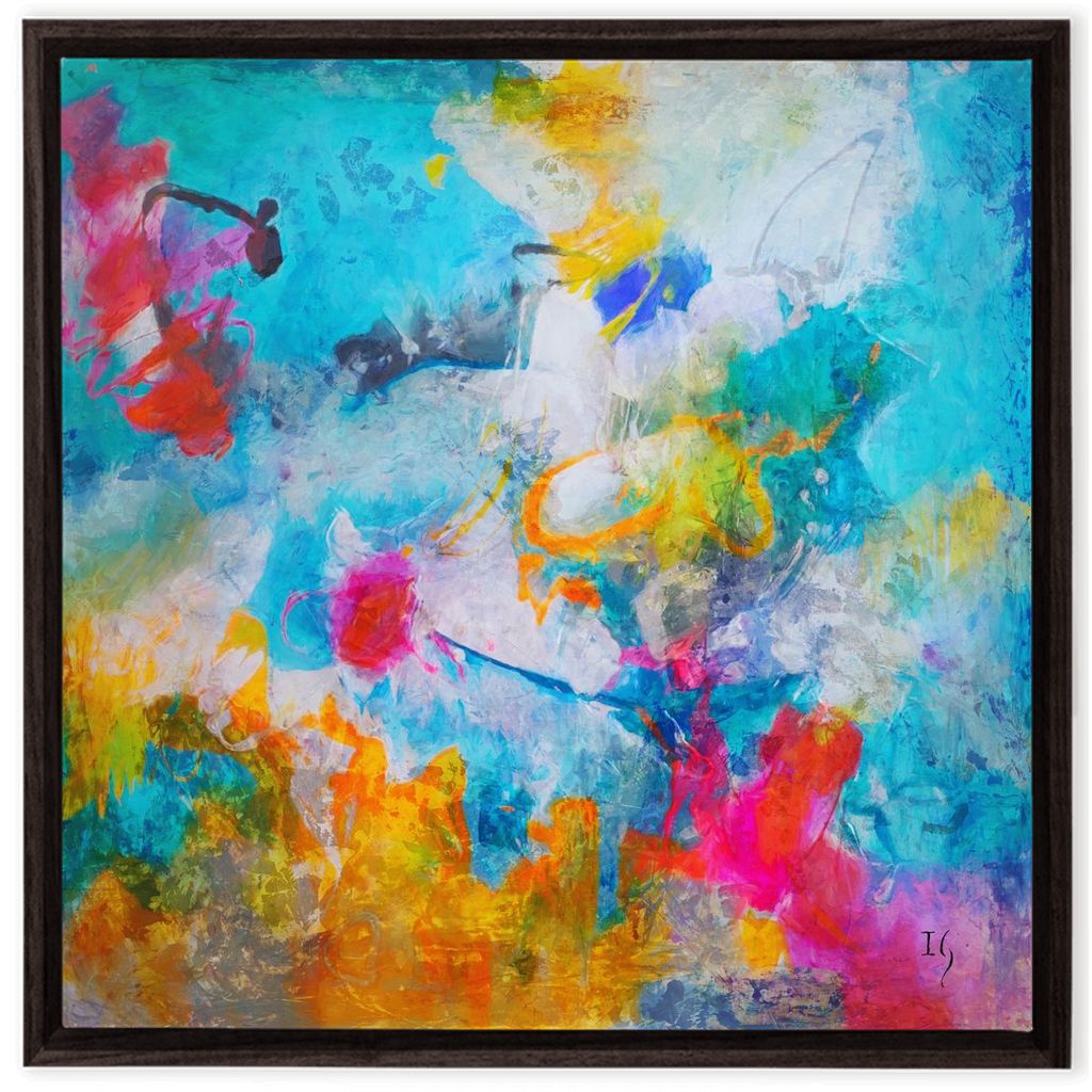 Joshua 24:15 artwork detail - abstract art canvas print wall art