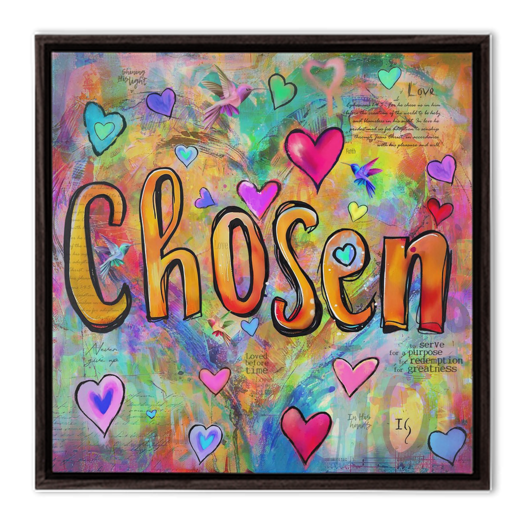 Chosen - interactive canvas print that comes alive with mobile app by Ivan Guaderrama