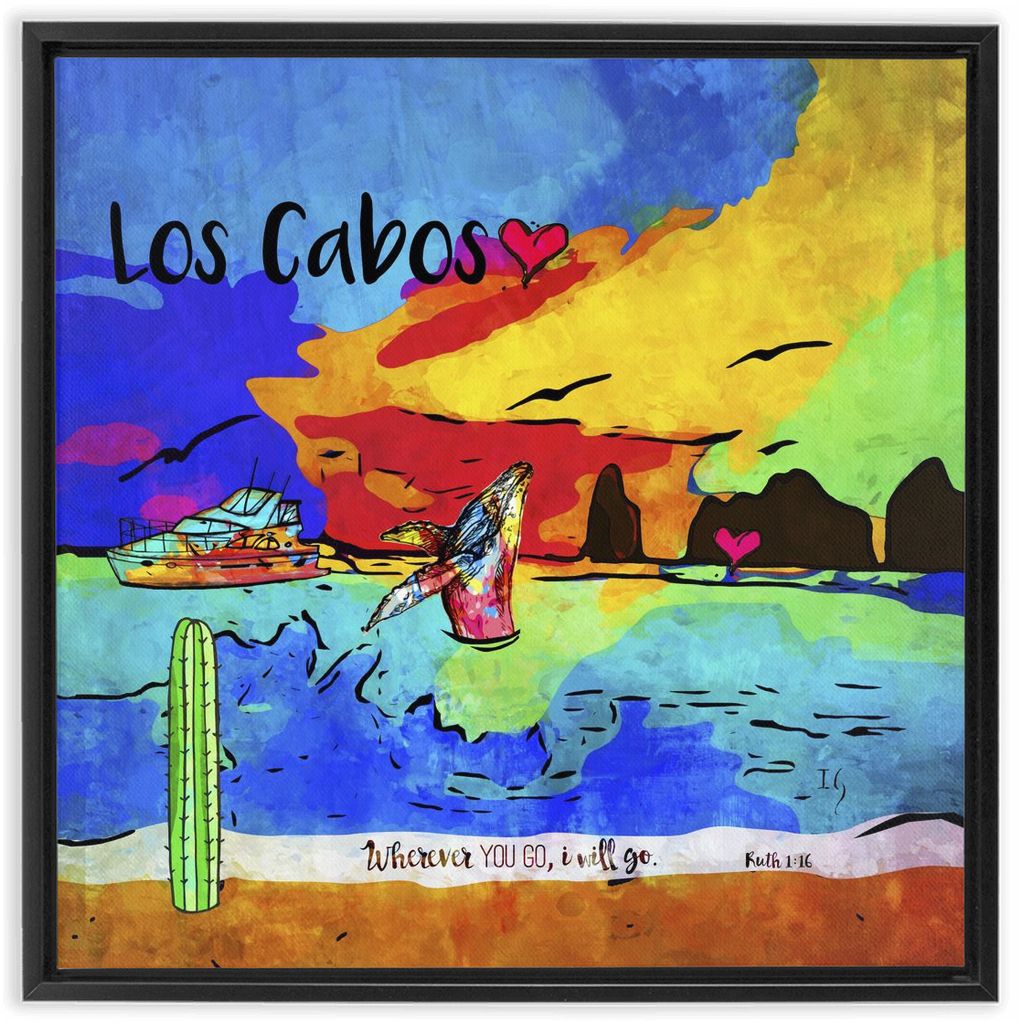 Los Cabos artwork detail - interactive canvas print that comes alive with mobile app wall art