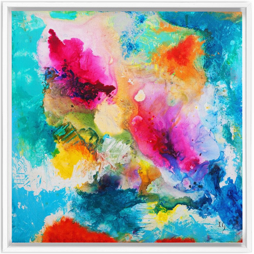 John 10:10 artwork detail - interactive canvas print that comes alive with mobile app wall art
