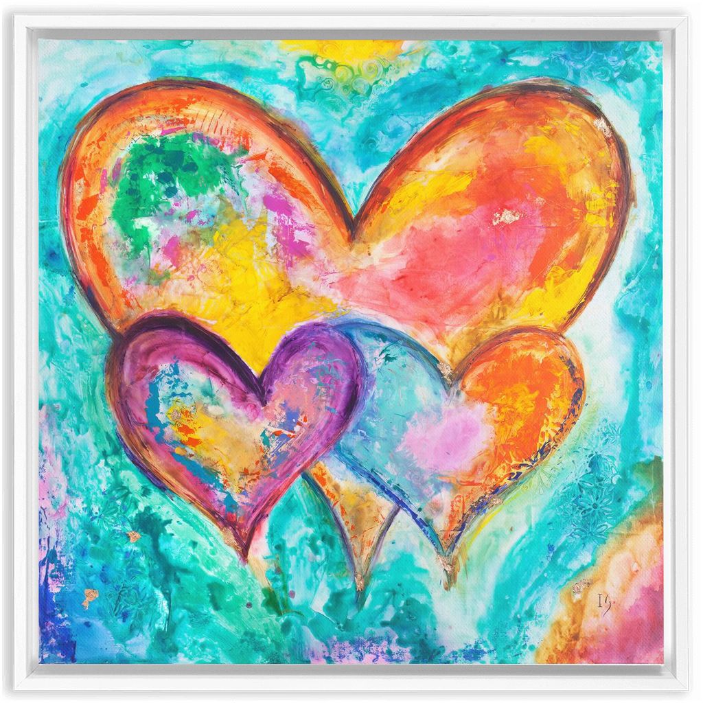 Let All That You Do Be Done In Love artwork detail - interactive canvas print that comes alive with mobile app wall art