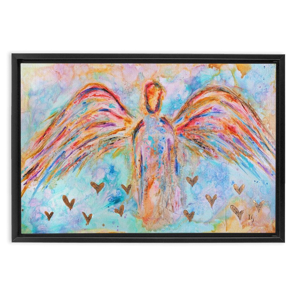 You Are my Special Angel artwork detail - angel painting canvas print wall art