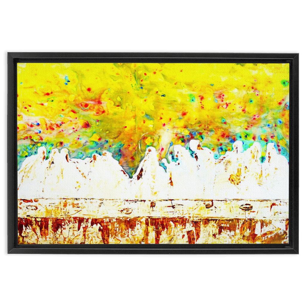 Eucharist artwork detail - christian wall art canvas print wall art