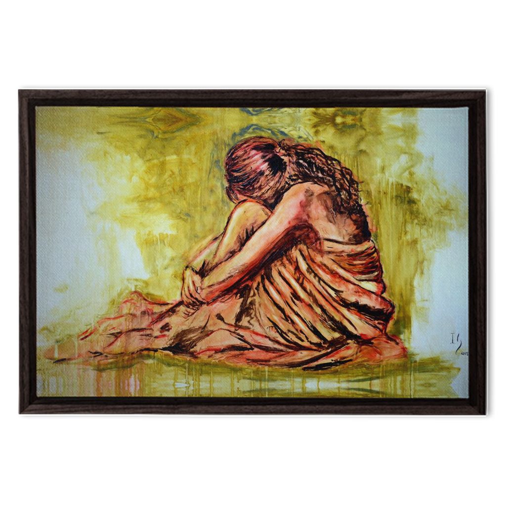Just Breathe - music art canvas print by Ivan Guaderrama