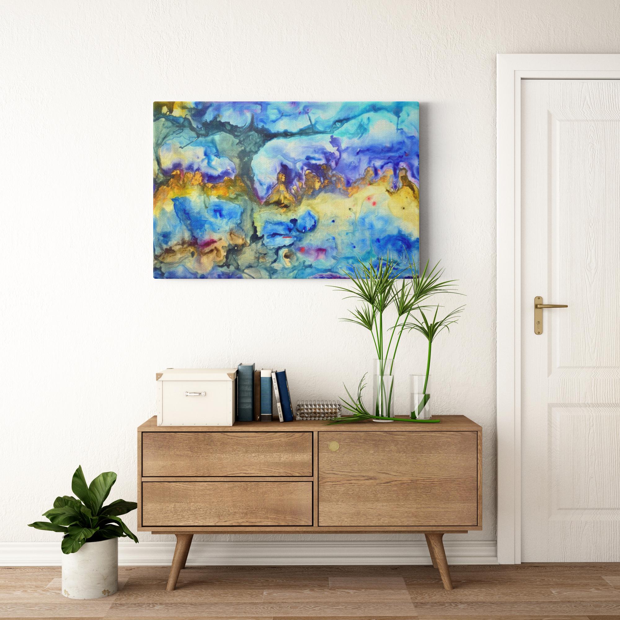 Da Vinci Last Supper artwork detail - christian wall art canvas print wall art