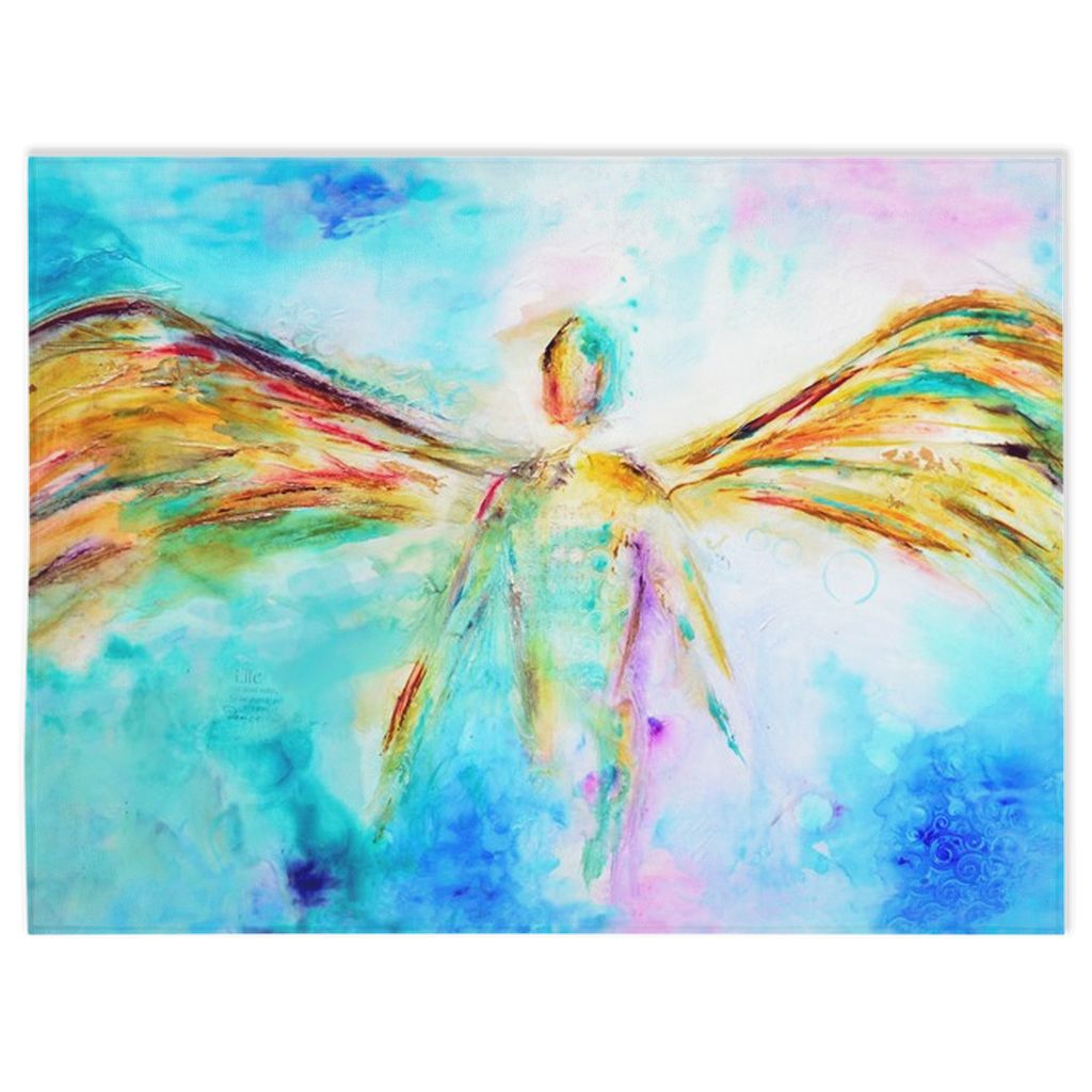 Blessed Beyond Measure Minky Blankets - christian inspirational minky blanket by Ivan Guaderrama