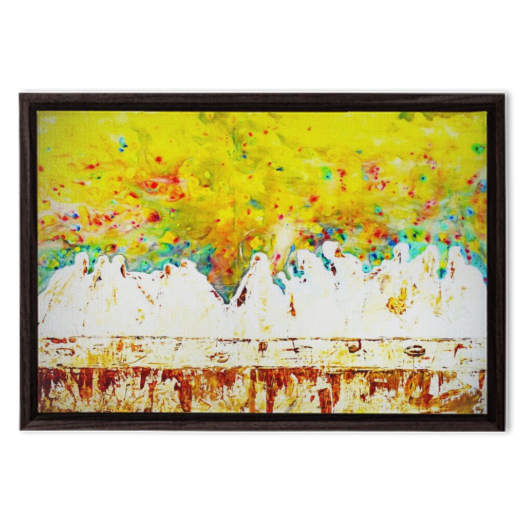 Eucharist - christian wall art canvas print by Ivan Guaderrama