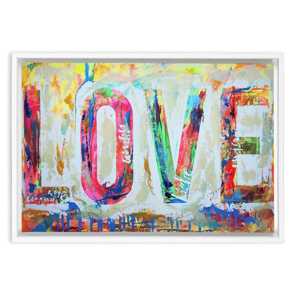 Love artwork detail - christian wall art canvas print wall art