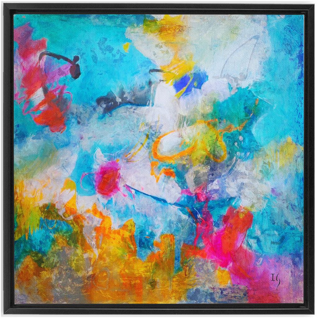 Joshua 24:15 artwork detail - abstract art canvas print wall art