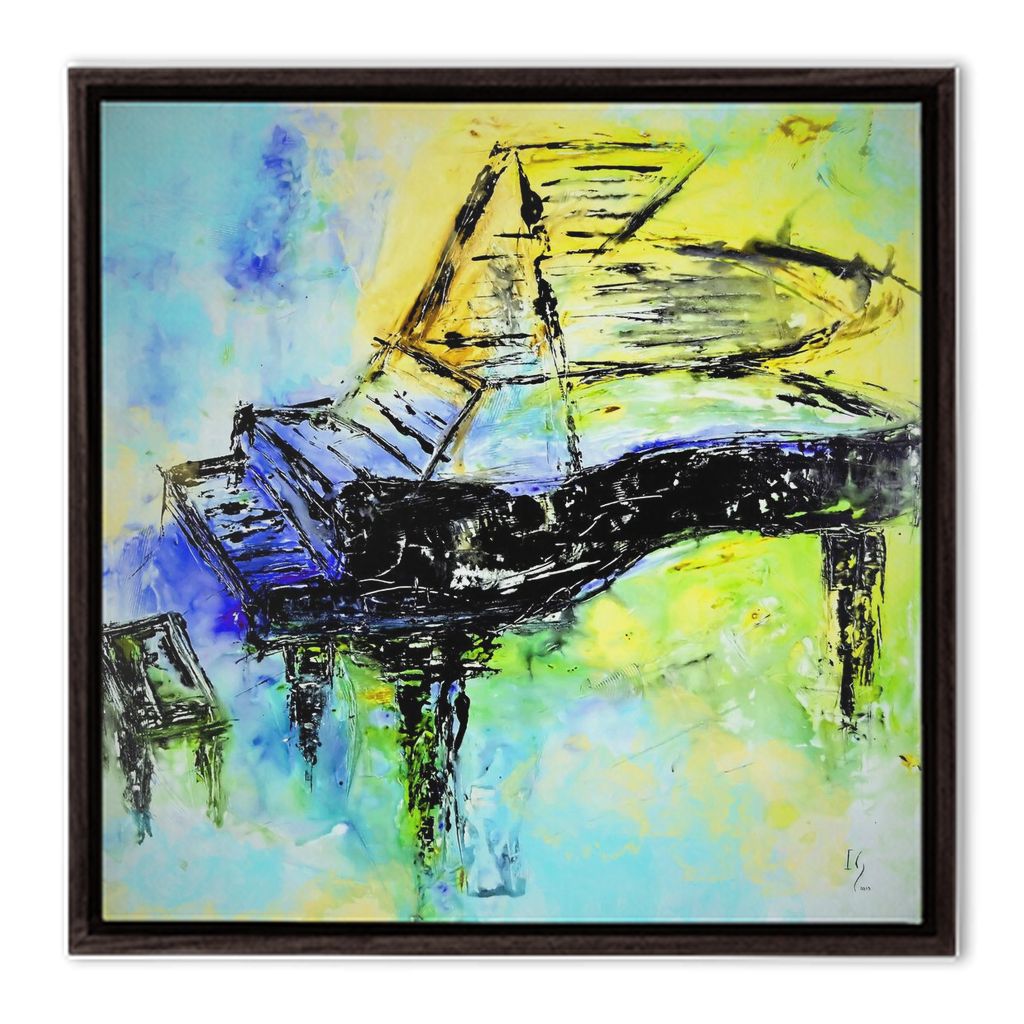 Piano Art - music art canvas print by Ivan Guaderrama