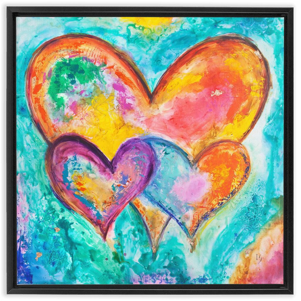 Let All That You Do Be Done In Love artwork detail - interactive canvas print that comes alive with mobile app wall art