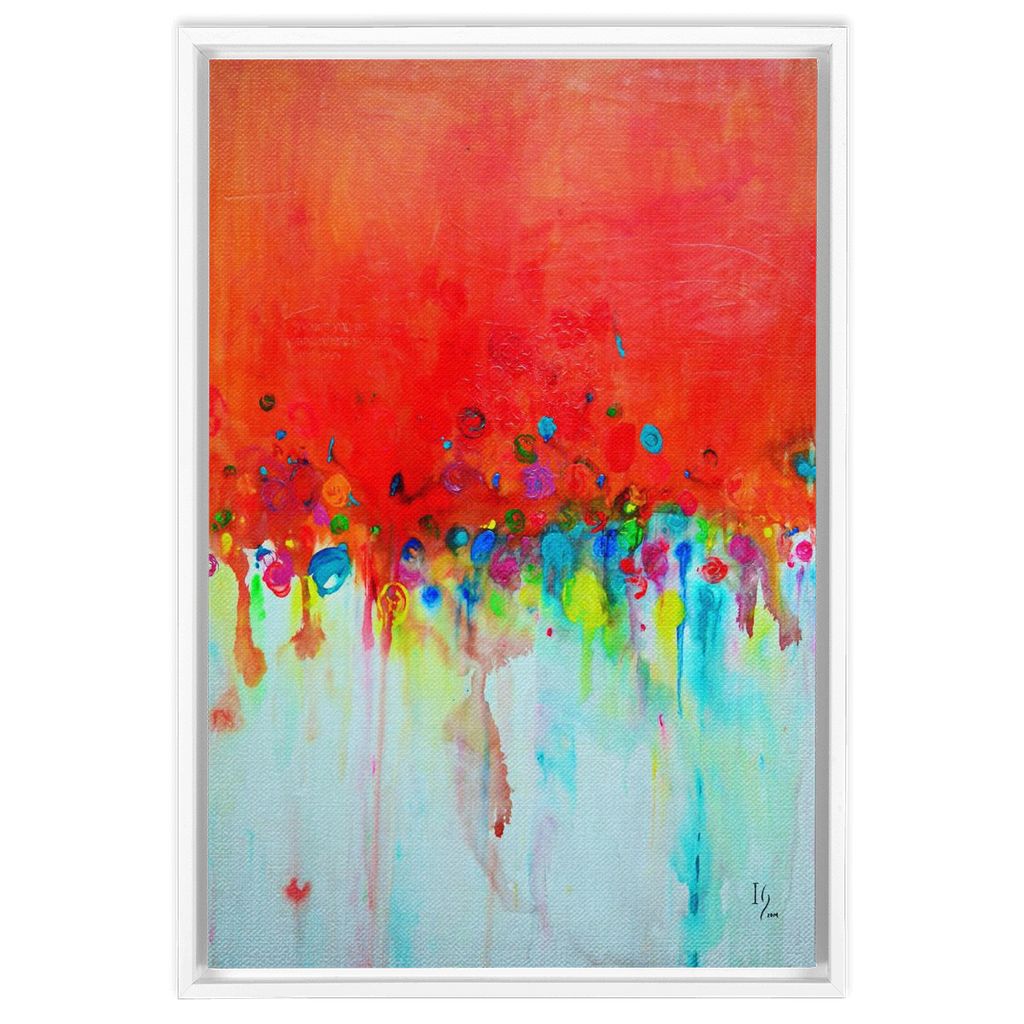 Where you go I will go artwork detail - abstract art canvas print wall art