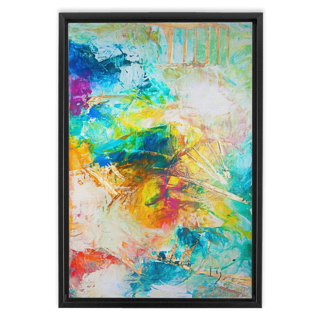 Heaven On Earth artwork detail - abstract art canvas print wall art