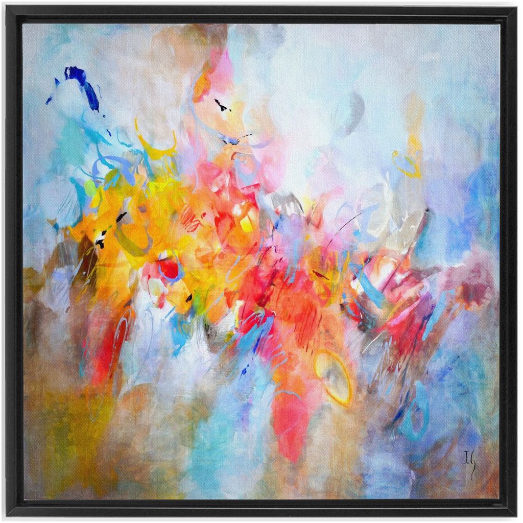 For I Know The Plans I Have For You artwork detail - abstract art canvas print wall art