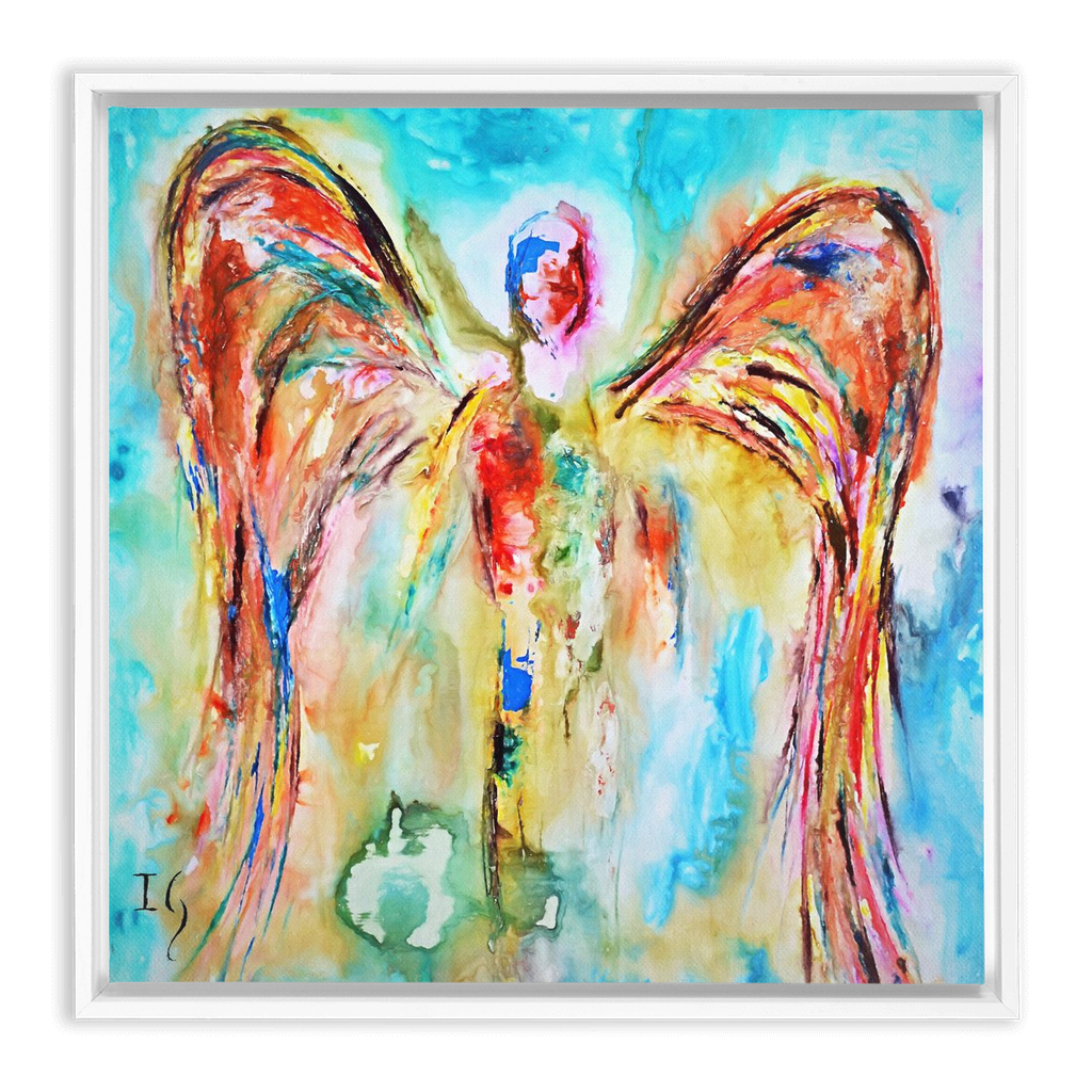 Azel artwork detail - interactive canvas print that comes alive with mobile app wall art