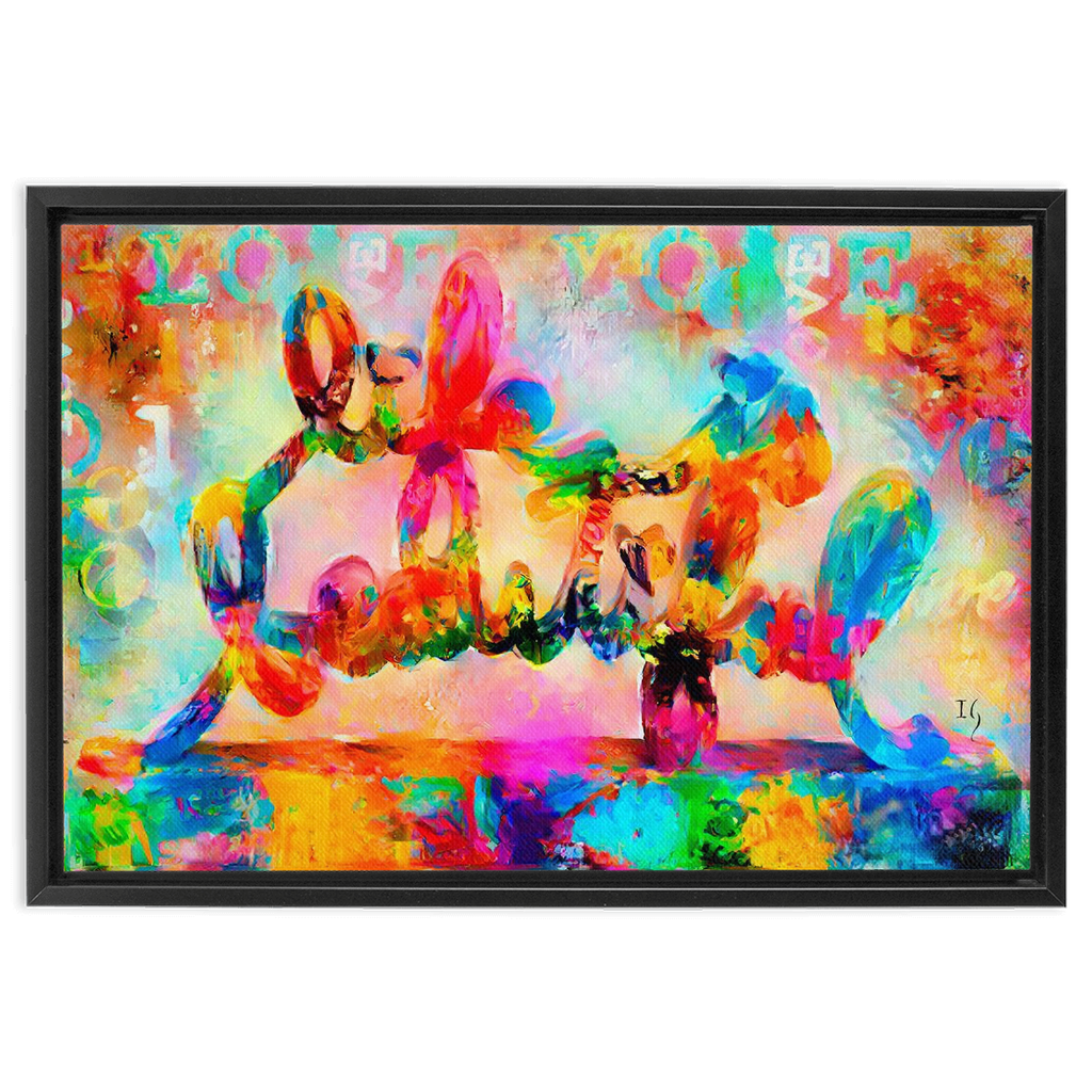 Life is Beautiful artwork detail - bible verse wall art canvas print wall art