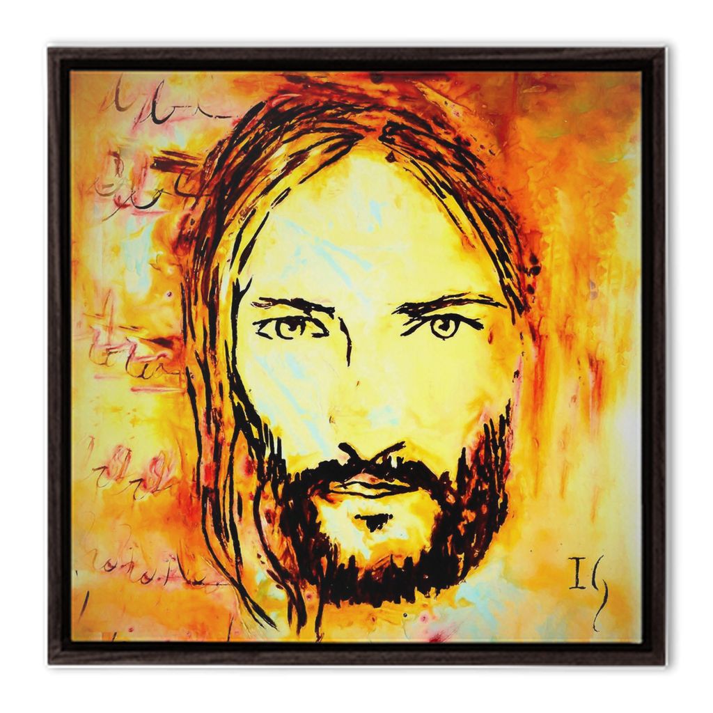Jesus - christian wall art canvas print by Ivan Guaderrama