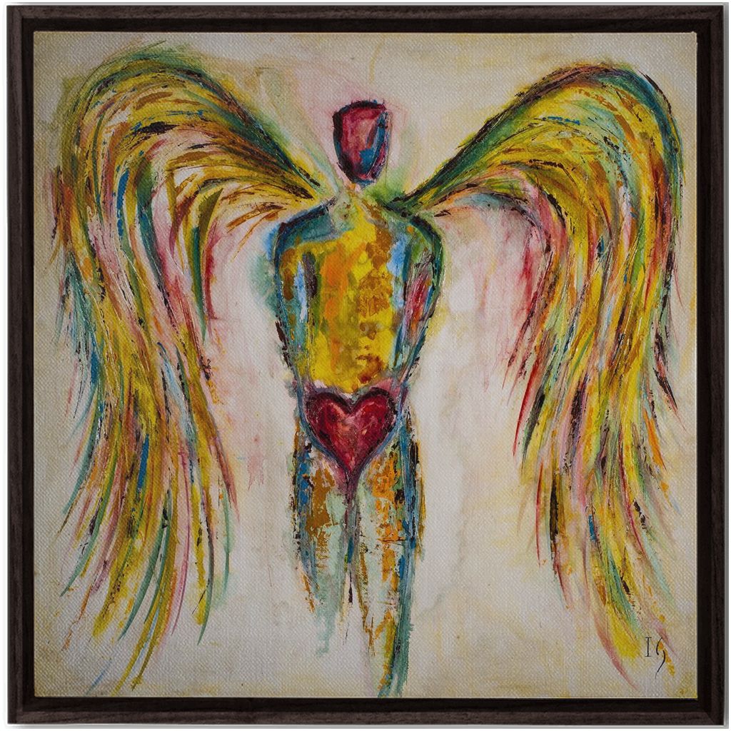 Guard Your Heart artwork detail - interactive canvas print that comes alive with mobile app wall art
