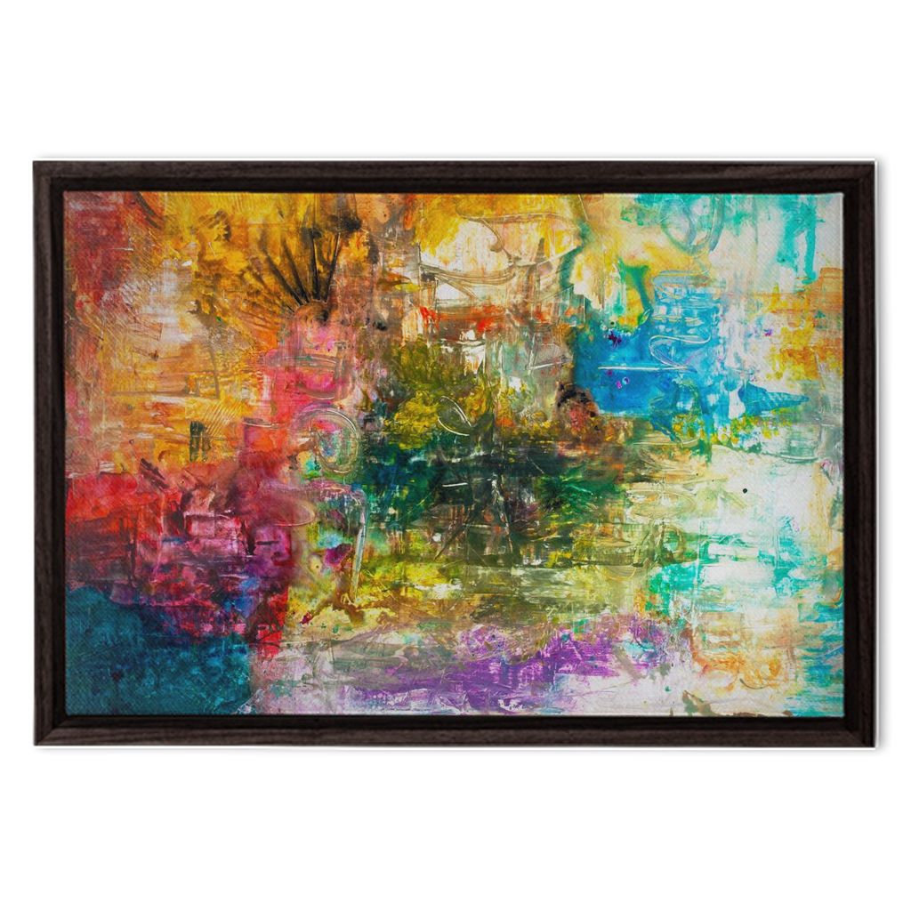 You Are The Light Of My Life - abstract art canvas print by Ivan Guaderrama