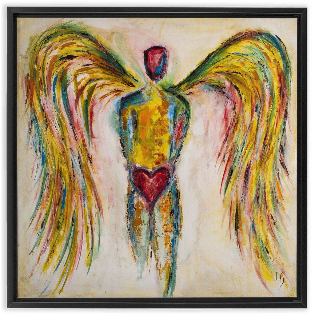 Guard Your Heart artwork detail - interactive canvas print that comes alive with mobile app wall art