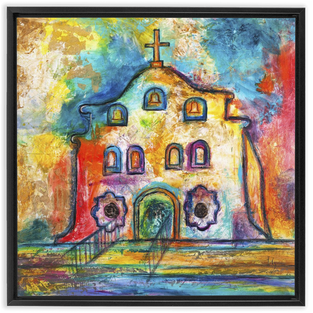 Sanctuary artwork detail - interactive canvas print that comes alive with mobile app wall art