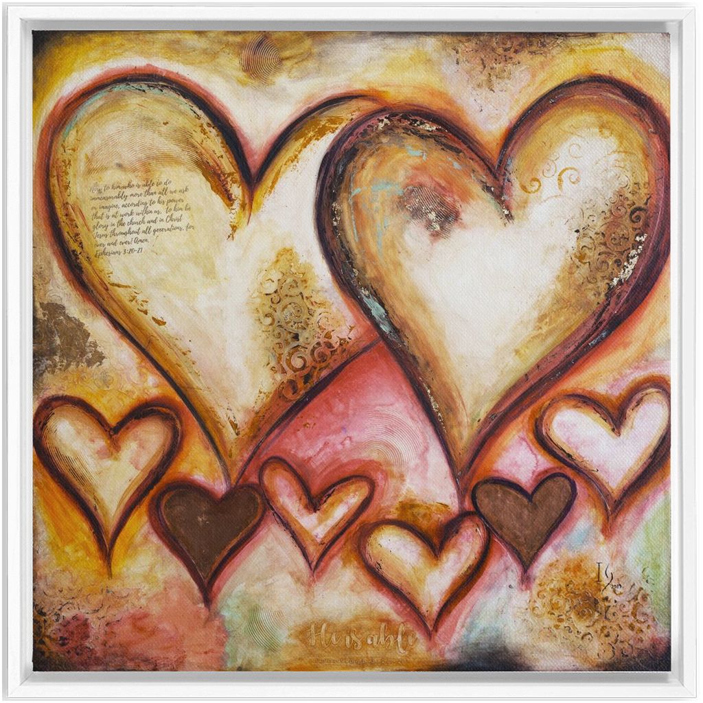 God Is Able artwork detail - interactive canvas print that comes alive with mobile app wall art