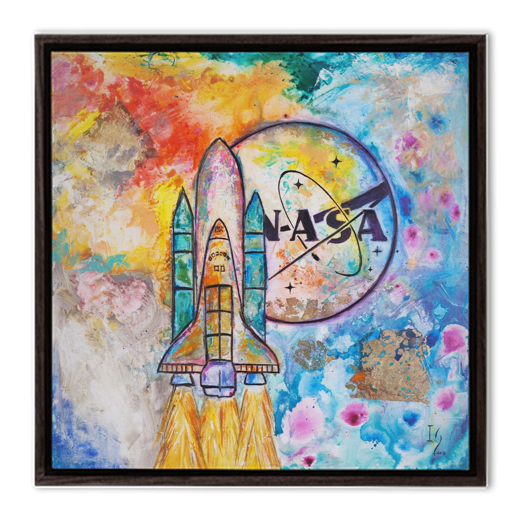 NASA Apollo 13 - commission art canvas print by Ivan Guaderrama