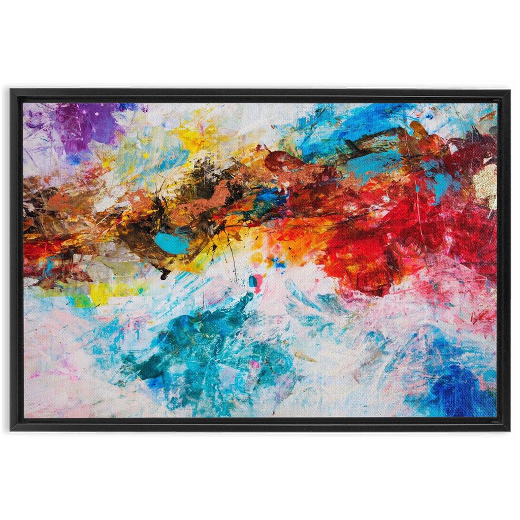The Colors Of Heaven artwork detail - abstract art canvas print wall art