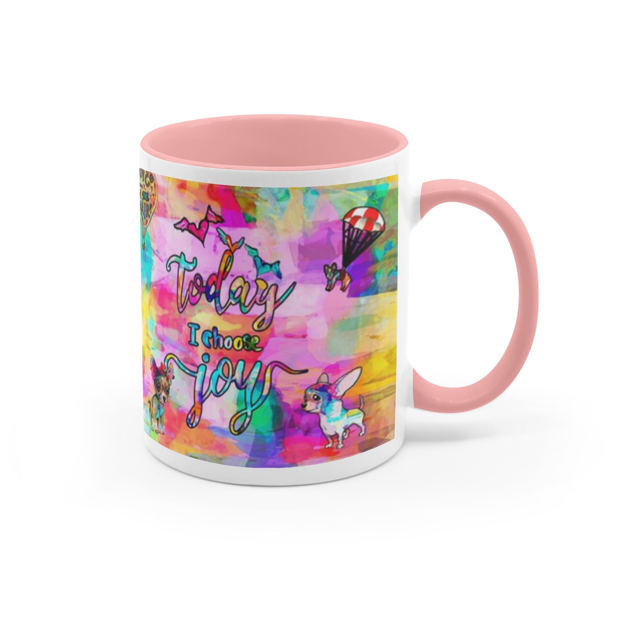 Today I Choose Joy Interactive Mug artwork detail - interactive christian gift with augmented reality wall art
